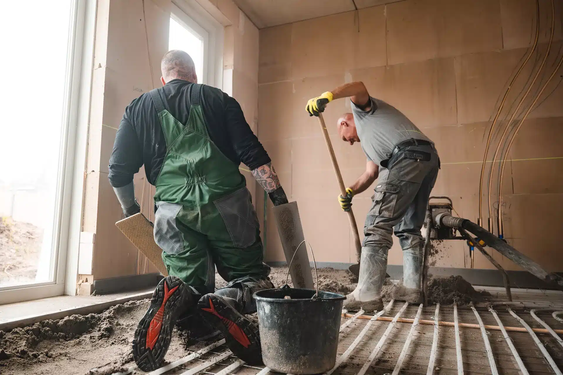 Fundering van schuimbeton