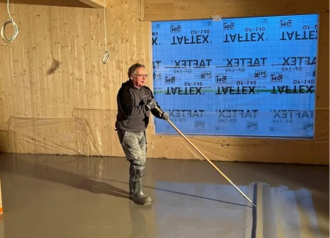 Schuimbeton over leidingen