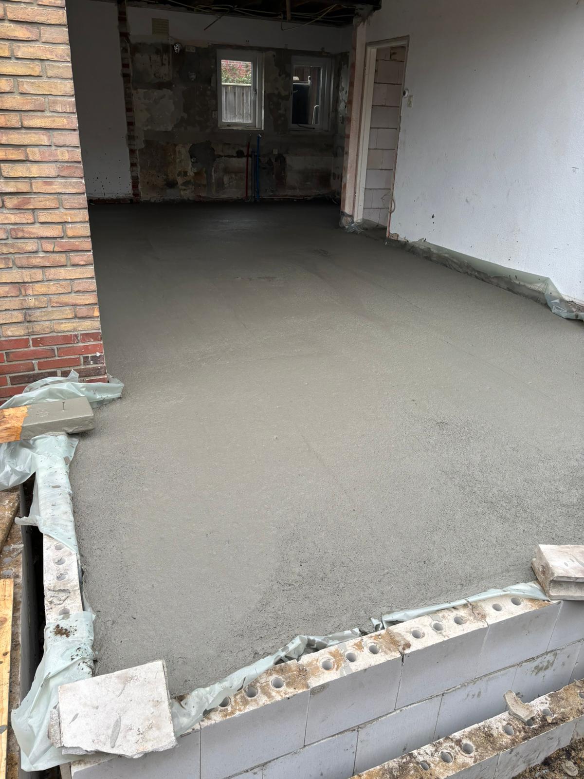 Schuimbeton voor kruipruimtes