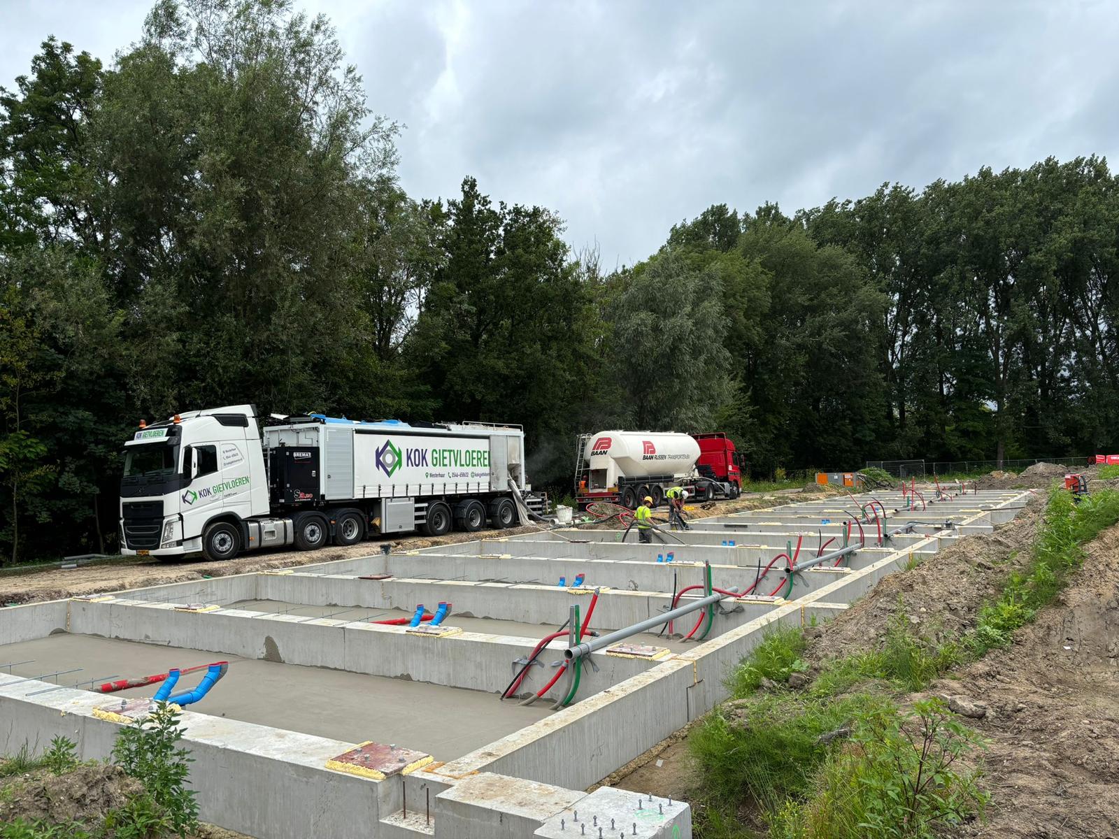 Schuimbeton op veengrond